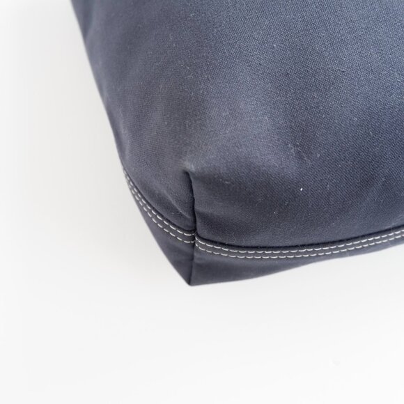 Authentic Preowned Fendi Navy Canvas FF Logo Tote Bag - Picture 8 of 15